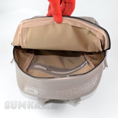 Рюкзак жіночий димчатий (кроко) з екошкіри PoloClub SK20062А - 3