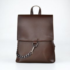 Рюкзак жіночий шоколадний з екошкіри PoloClub SK10009 - 1