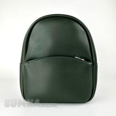 Рюкзак жіночий зелений зі штучної шкіри К777 - 1