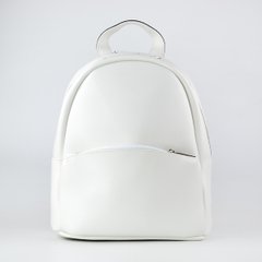 Рюкзак жіночий білий зі штучної шкіри К777 - 1