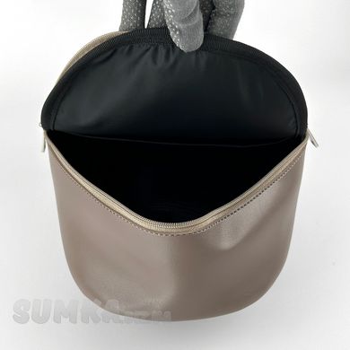 Рюкзак жіночий темно-димчатий зі штучної шкіри К779 - 3