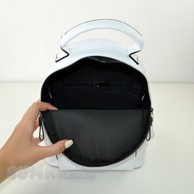 Рюкзак жіночий білий з екошкіри PoloClub 0005 - 3