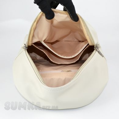 Рюкзак жіночий бежевий зі штучної шкіри МІС 36141 - 3