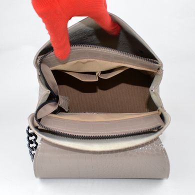 Рюкзак жіночий димчатий (кроко) з екошкіри PoloClub SK10009 - 3