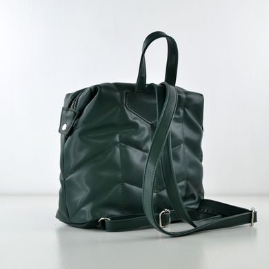 Рюкзак жіночий зелений зі штучної шкіри B.Elit 21-100 (SALE) - 2