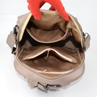 Рюкзак жіночий кольору какао зі штучної шкіри МІС 36010 - 3