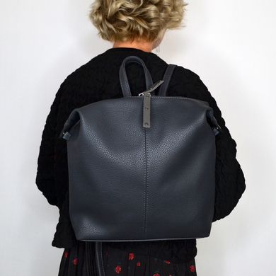 Рюкзак жіночий темно-сірий зі штучної шкіри B.Elit 21-96 (SALE) - 4