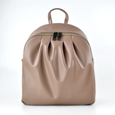Рюкзак жіночий кольору какао зі штучної шкіри МІС 36141 - 1