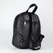 Рюкзак жіночий чорний зі штучної шкіри МІС 36009