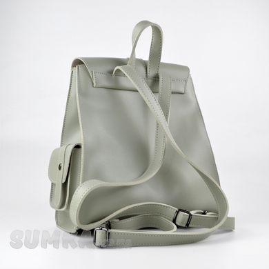 Рюкзак жіночий оливковий з екошкіри PoloClub 011 - 2