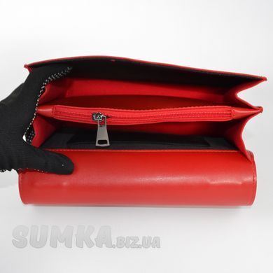 Сумка женская красная через плечо из экокожи PoloClub SK10115 - 3