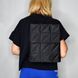 Рюкзак женский стеганый черный из текстиля PoloClub SK30071