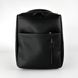 Сумка-рюкзак жіноча чорна зі штучної шкіри К802