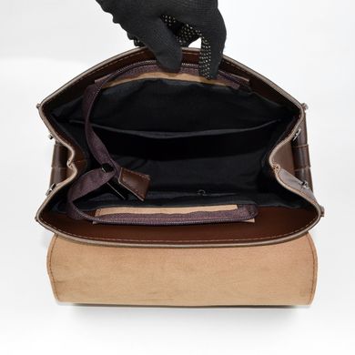 Рюкзак жіночий шоколадний з екошкіри PoloClub 011 - 3
