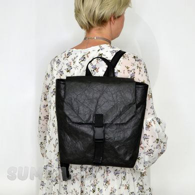 Рюкзак женский черный из нано-крафта B.Elit 2086 (SALE) - 4