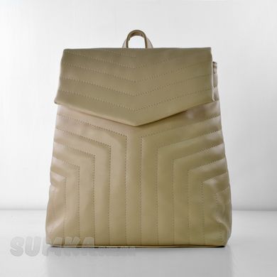 Рюкзак женский мягкий цвета бизон из экокожи PoloClub SK10046 - 1