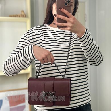 Сумка жіноча бордова з екошкіри PoloClub SK10145 - 2