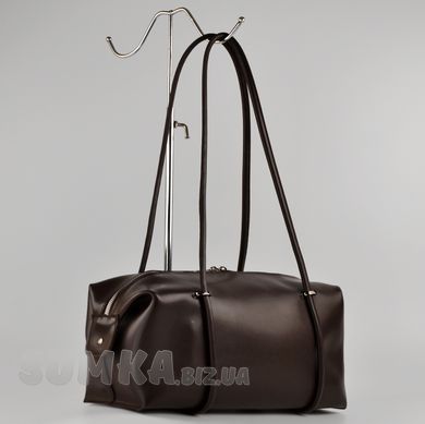 Сумка жіноча шоколадна з екошкіри PoloClub SK10368 - 2