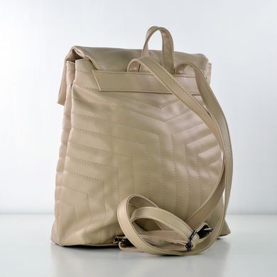 Рюкзак жіночий м'який кольору бізон з екошкіри PoloClub SK10046 - 2