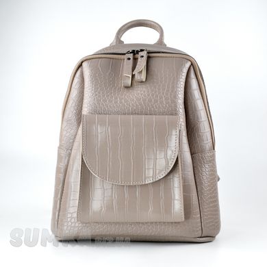 Рюкзак жіночий димчатий (кроко) з екошкіри PoloClub SK20062А - 1