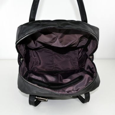 Рюкзак жіночий чорний з текстилю PoloClub SK10016 - 3