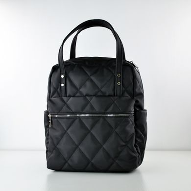 Рюкзак жіночий чорний з текстилю PoloClub SK10016 - 1