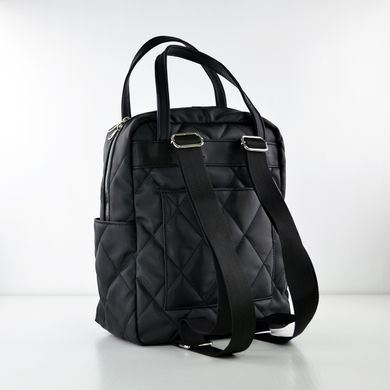 Рюкзак жіночий чорний з текстилю PoloClub SK10016 - 2