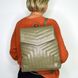 Рюкзак жіночий м'який хакі з екошкіри PoloClub SK10046