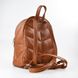 Рюкзак жіночий стьобаний рудий зі штучної шкіри PoloClub SK20041