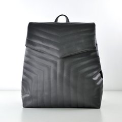 Рюкзак жіночий м'який темно-сірий з екошкіри PoloClub SK10046 - 1