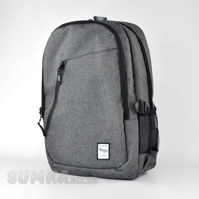 Городской серый рюкзак из текстиля Favor 986 - 1