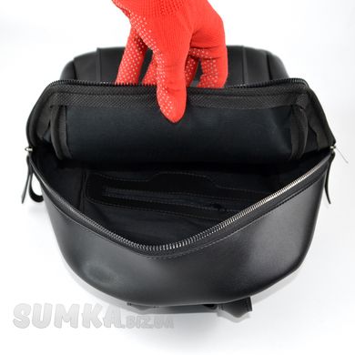 Рюкзак жіночий чорний з екошкіри PoloClub SK20062А - 3