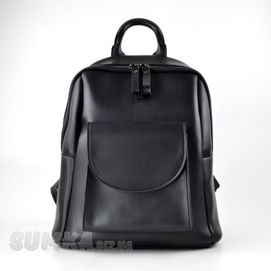 Рюкзак женский черный из экокожи PoloClub SK20062А - 1