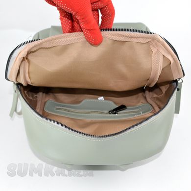 Рюкзак жіночий оливковий з екошкіри PoloClub SK20062А - 3