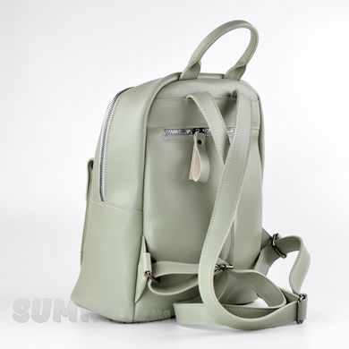 Рюкзак жіночий оливковий з екошкіри PoloClub SK20062А - 2