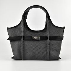 Сумка жіноча чорна з деніму PoloClub SK10401 - 1