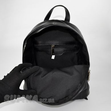 Рюкзак жіночий стьобаний чорний зі штучної шкіри PoloClub SK20041 - 3