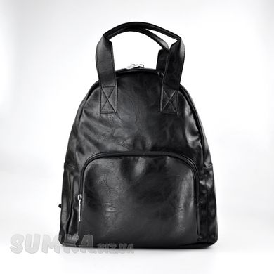 Сумка-рюкзак женская черная из искусственной кожи Voila 1747 - 1