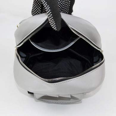 Рюкзак женский светло-серый из искусственной кожи К777 - 3