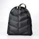 Рюкзак женский стеганый черный из искусственной кожи PoloClub SK20041 - 1