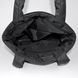 Сумка-шопер жіноча чорна з текстилю МІС 36212