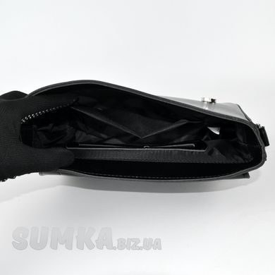 Сумка женская черная из искусственной кожи МІС 36318 - 3