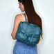 Рюкзак женский бирюзовый из экокожи 9903 (SALE)