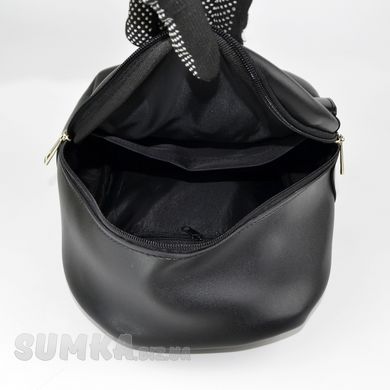 Рюкзак жіночий чорний зі штучної шкіри К779 - 3
