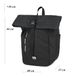 Рюкзак спортивний чорний з текстилю WALLABY 1193 - 1