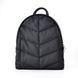 Рюкзак женский стеганый черный из текстиля PoloClub SK20041 - 1