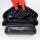 Рюкзак женский стеганый черный из искусственной кожи К743