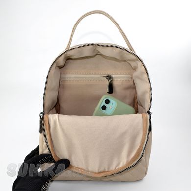 Рюкзак жіночий в кольорі бізон зі штучної шкіри PoloClub SK20074 - 3