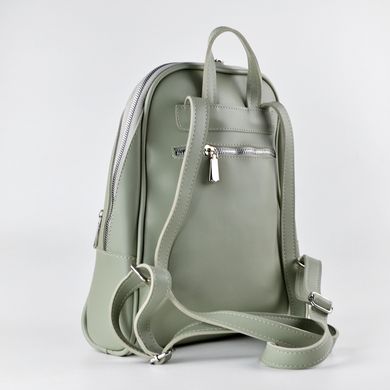 Сумка-рюкзак жіноча оливкова з екошкіри PoloClub SK10119 - 2