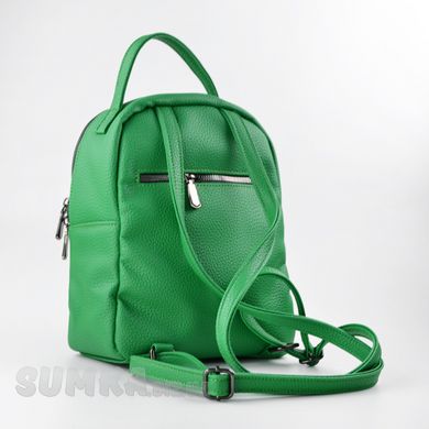 Рюкзак женский зеленый из искусственной кожи PoloClub SK20074 - 2